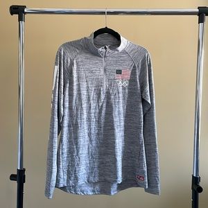 Team USA Olympics quarter zip long sleeve